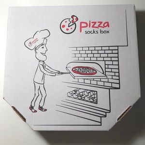 Pizza socks box